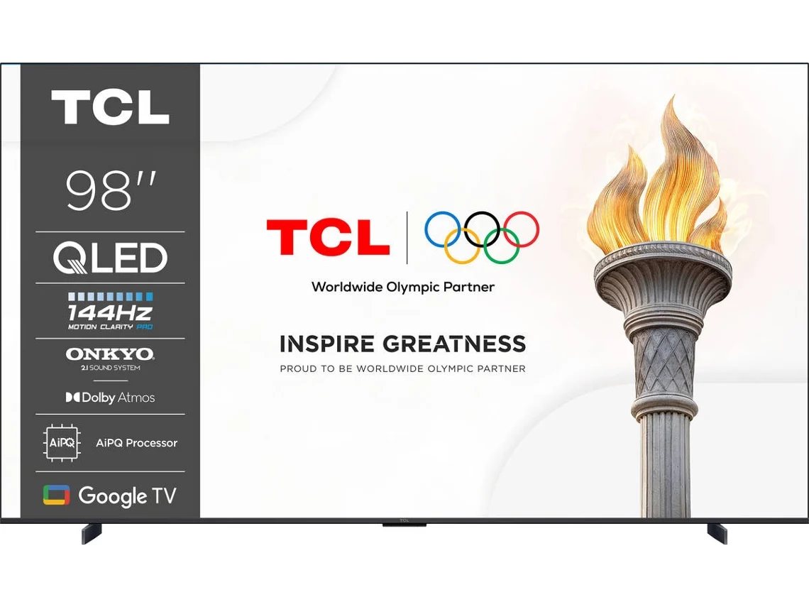 TV TCL QLED 98P8K (QLED - 98'' - 249 cm - 4K Ultra HD -  Smart TV)
