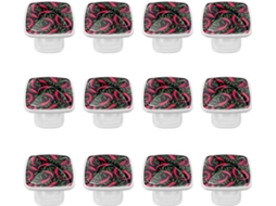 Puxadores Quadrados Para Armários De Cozinha, Puxadores Para Gavetas De Cômoda, 12 Peças, Estampa Abstrata De Vegetais