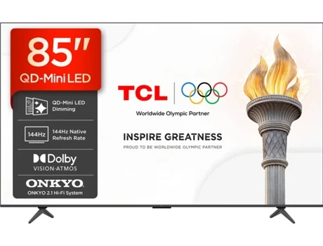 TV TLC 85P8L (QLED - 85'' - 216 cm - 4K Ultra HD - Smart TV)