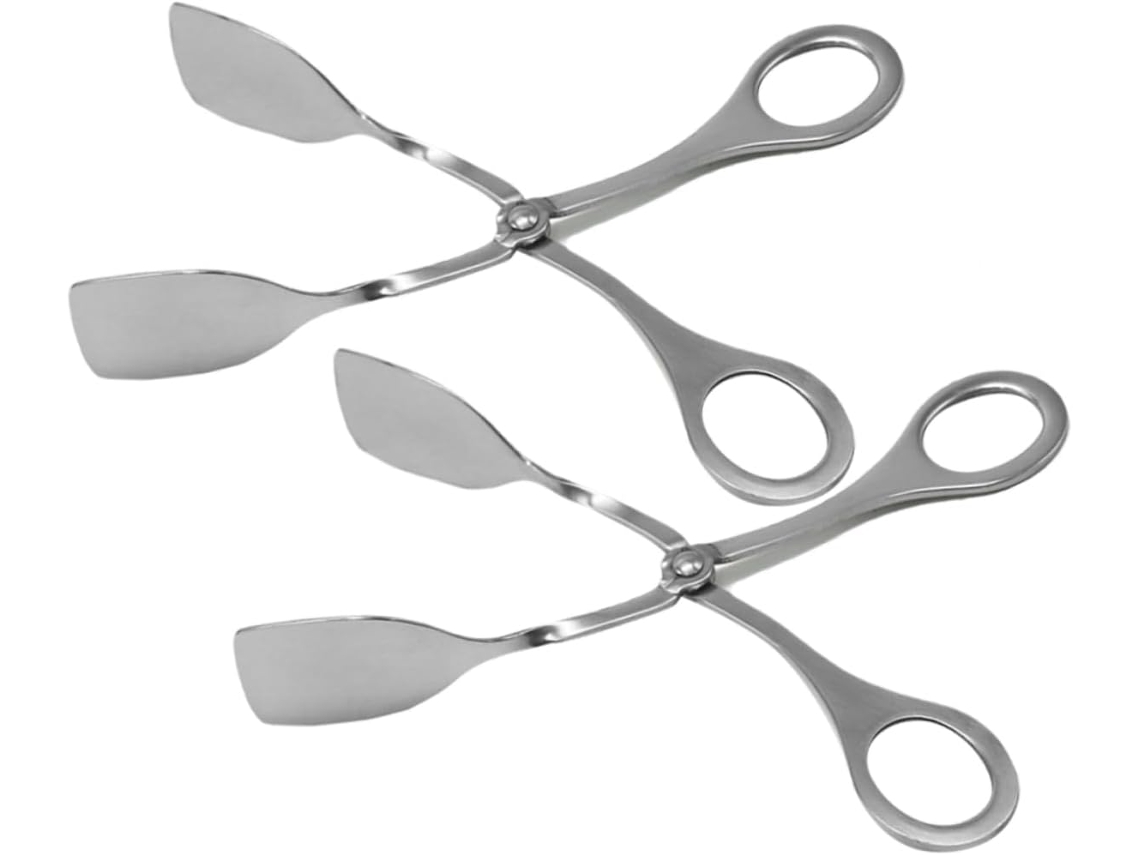 Pinças De Cozinha Besportble Aço Inoxidável 2 Peças, Pinças Ergonômicas Para Churrasco, Ideais Para Servir E Grelhar