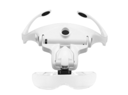 Lupa Com Óculos E Diadema Ajustável 1.0x-3.5x, 2 Luzes Led E Carregamento Usb, Ferramenta De Lupa Recarregável