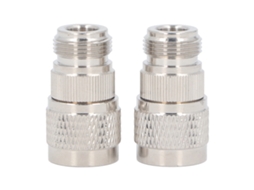 2 Pcs Adaptador N Fêmea para N Macho Conector RF | S/MARCA