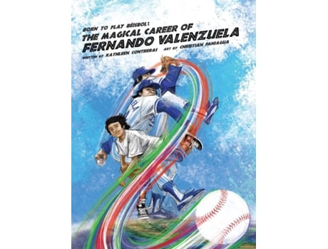 Livro Born to Play Beisbol The Magical Career of Fernando Valenzuela de Kathleen Contreras (Inglês)