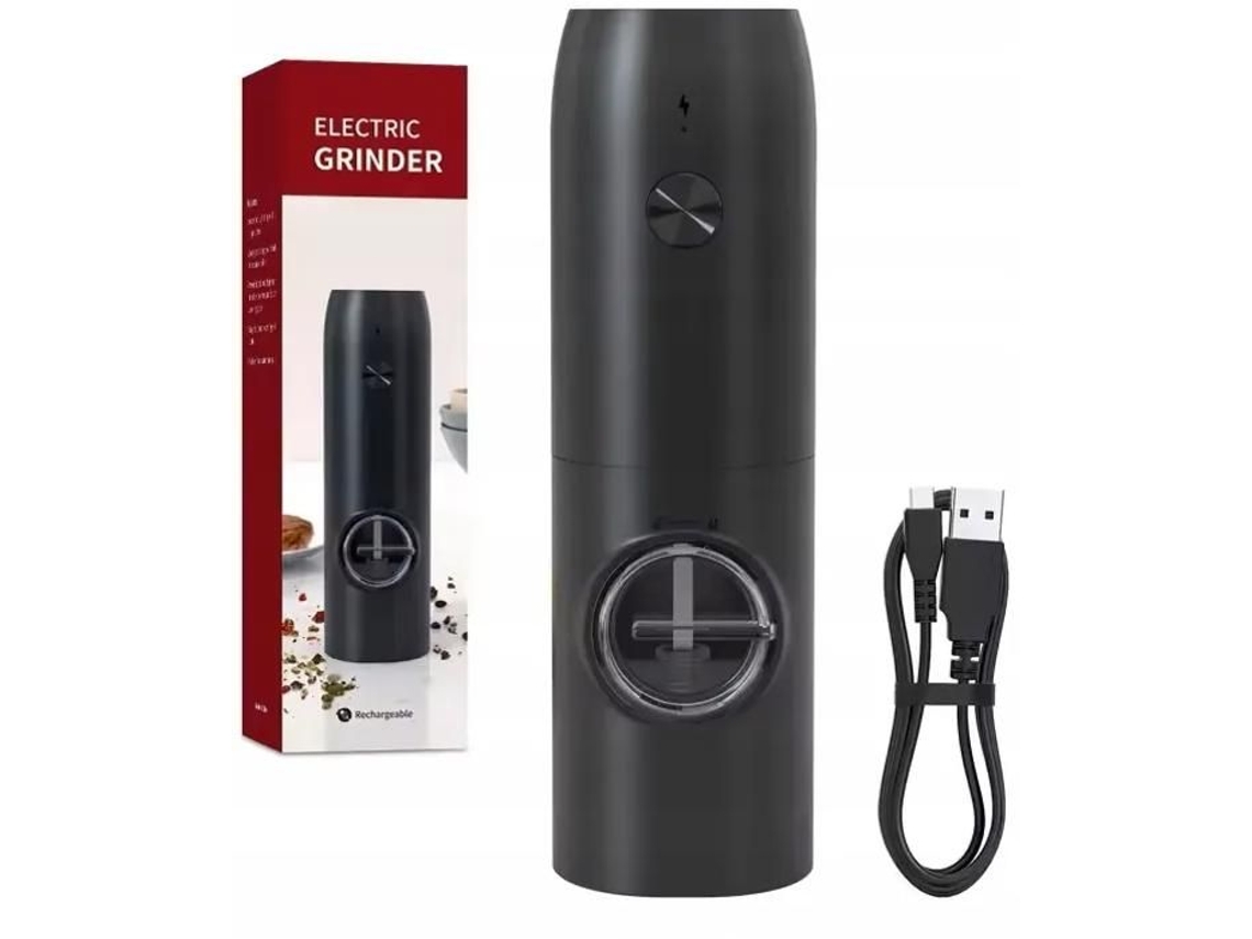 Moedor De Sal E Pimenta Elétrico Promis Mp35 Recarregável Usb Brilvibera