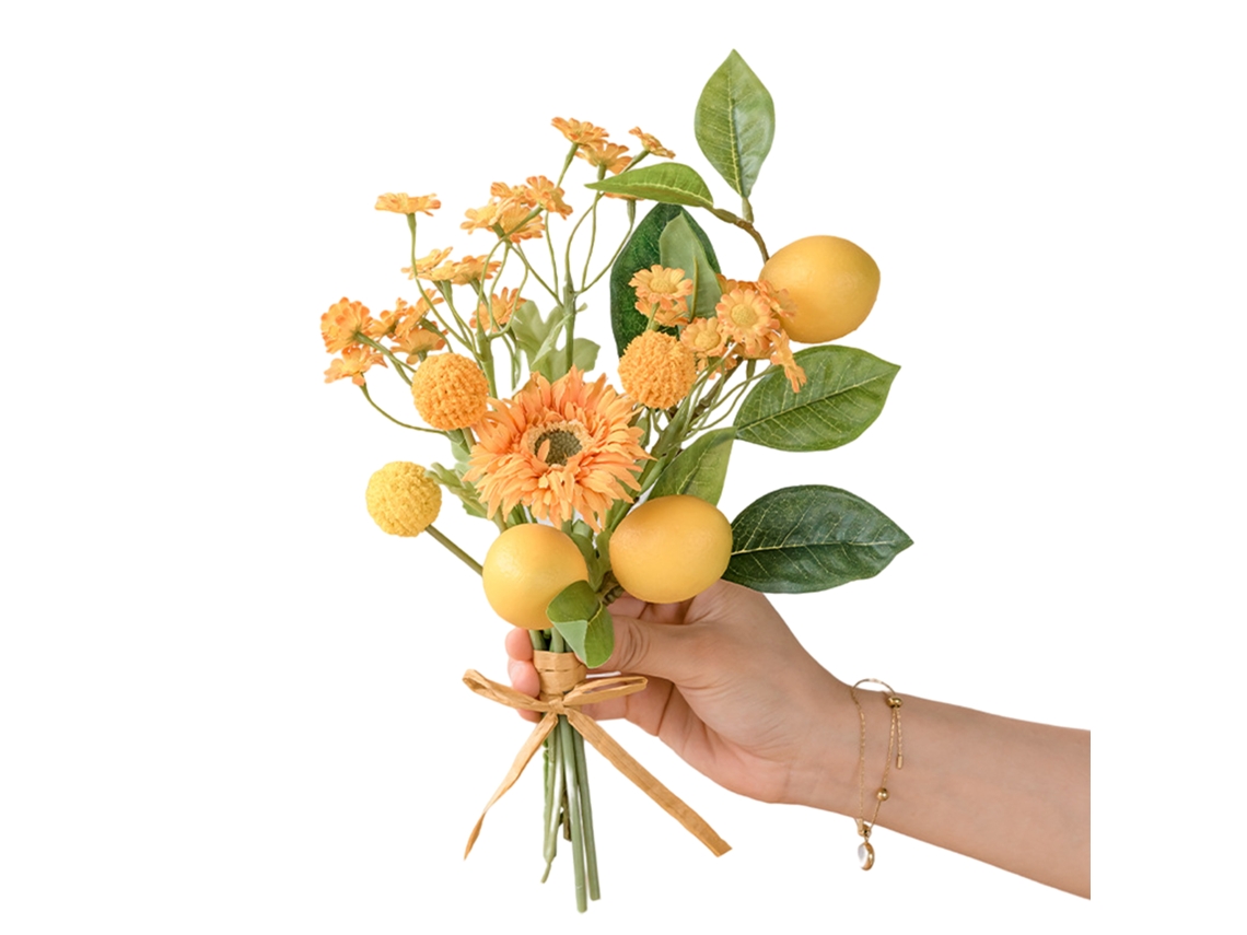 Laxiscreed Bouquet De Limão Fresco Artesanal Para Decoração Ou Presente