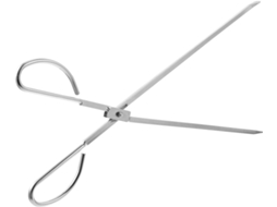 Pinça Para Carvão Vegetal Lurrose, Resistente E Feita Em Aço Inoxidável, Ideal Para Churrascos E Coleta De Lenha