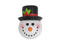 Laxiscreed Lâmpada De Pendurar Em Eva Com Boneco De Neve Natalício Para Decoração Festiva