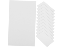 100 Mini Blocos de Notas Brancos para Escrita, Rabiscos e Anotações, para Uso Pessoal ou no Escritório.