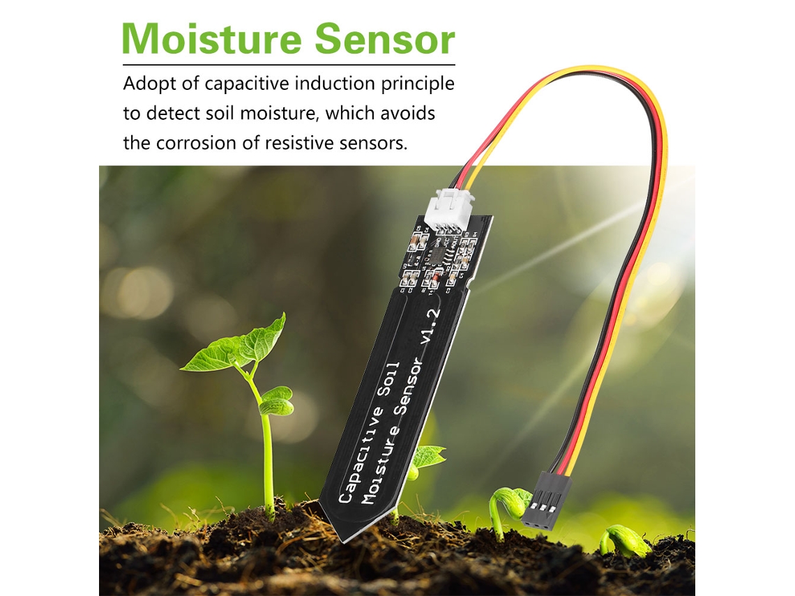 Sensor De Umidade Do Solo Capacitivo Resistente À Corrosão