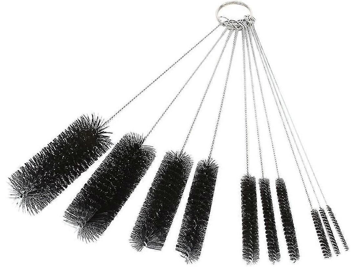 Escovas De Limpeza, Kit Com 10 Escovas De Nylon 8.2 Polegadas Para Canudos, Copos, Teclados E Joias