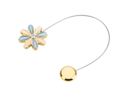 Gancho Magnético De Cortina Con Cristal Accesorio De Decoración Hogar Flor Clip De Seguridad Cincho 1