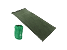 Saco de Dormir Polainha Portátil para Camping Adultos Verde Od