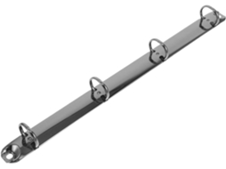 Argolas De Metal Pretas Portáteis Angoily Para Pastas A4 Com Design Multifuncional E Estilo Minimalista