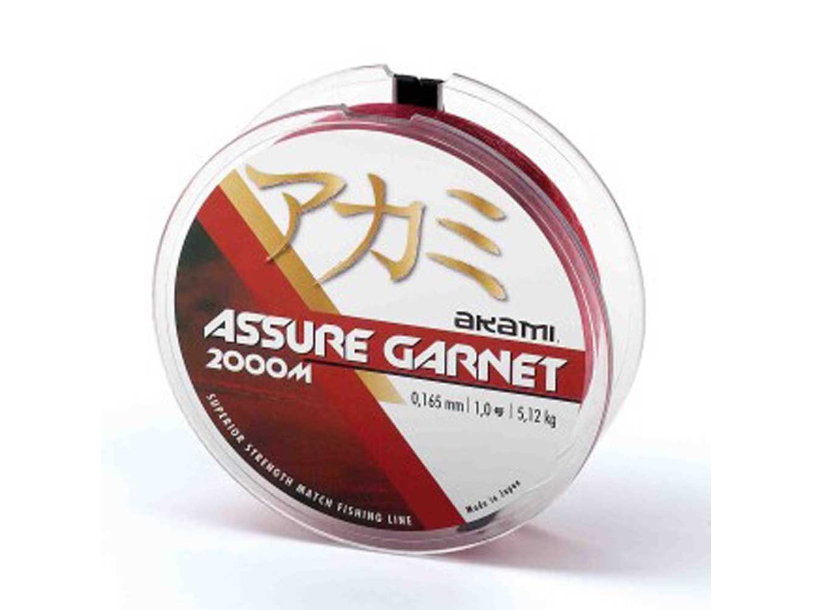 Monofilamento Assure Garnet 2000 M Vermelho 0.148 Mmakami