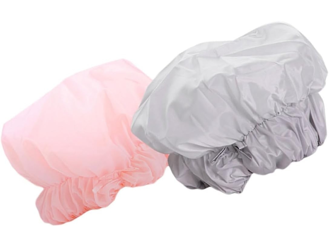Conjunto De 2 Peças De Capa De Chuva E Gorro Para Adultos Em Poliéster Leve, Com Elástico.