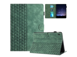 Capa para tablet inteligente em couro com relevo Webake e blocos de montar