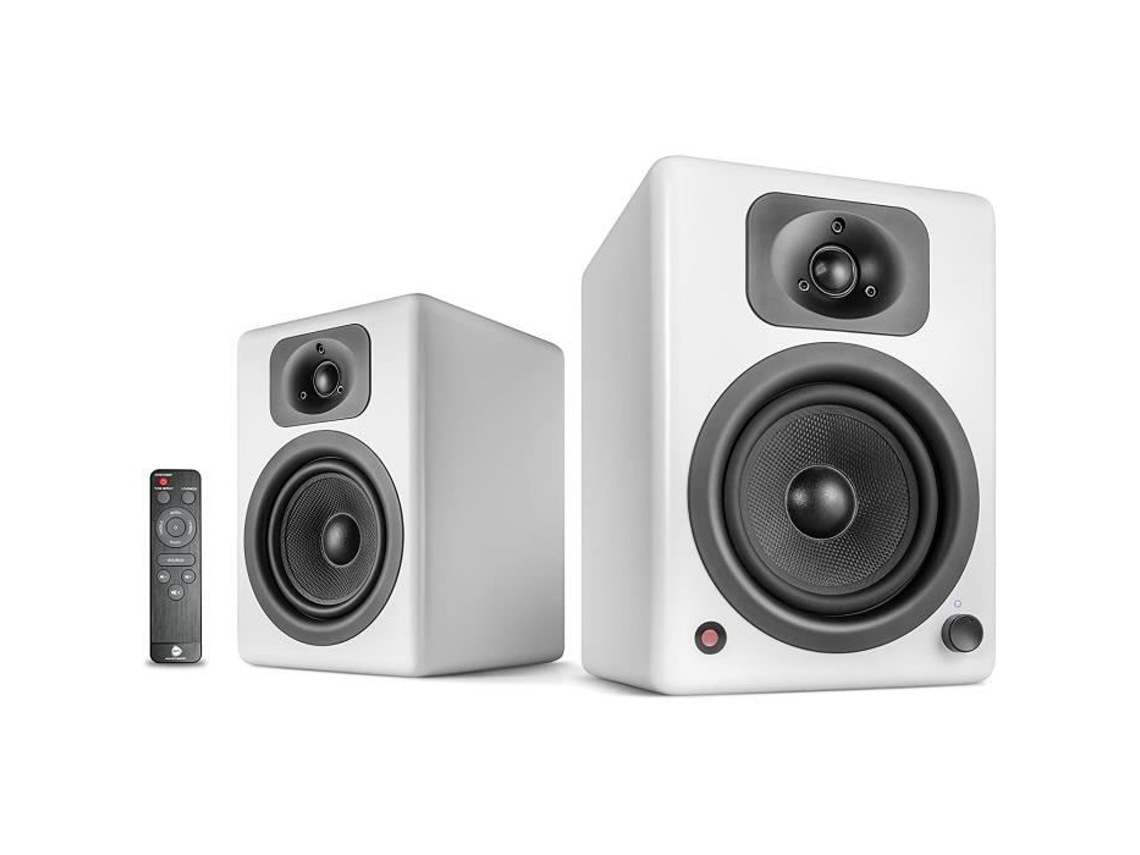 WAVEMASTER Two Neo Soft White Kit de Alto-Falantes de Estante 2.0 60 W Streaming Bluetooth Conexões Digitais e Analógicas Bl