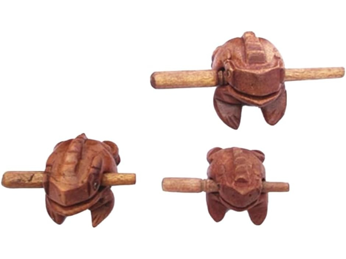 Sapo Esculpido em Madeira, Artesanato Turístico Feito À Mão em Bambu e Madeira, Ornamentos. SFUSHOS