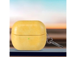 Capa Protetora Halinuia Textura Crocodilo Cores Doces Modelo Bg3 (compatível Galaxy Buds3/3 Pro)