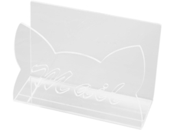 Organizador de Mesa Transparente em Acrílico para Casa, Armazenamento SFUSHOS