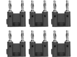 Ftvogue 10 Peças Fiche Banane 2 Voies Prize Double En Laiton Pe 32a 1000v Para Instrumentos Eletrônicos