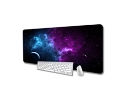 Mousepad Espacial Com Lua Grande Para Jogos, Ideal Para Mesa, Teclado E Mouse. Brilvibera