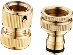 Conector Rápido De Latão Para Mangueira Jardim, Peças Reposição Maior