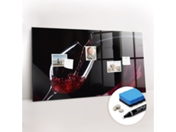 Quadro Magnético De Parede Vinho Para O Escritório Espelharte (120x60 Cm)