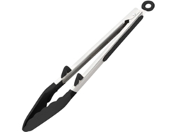 Pinça Com Ponta De Silicone – Portátil, Prática, Para Uso Interno, Fácil De Usar, Em Aço Inoxidável, Com Trava E Cabo