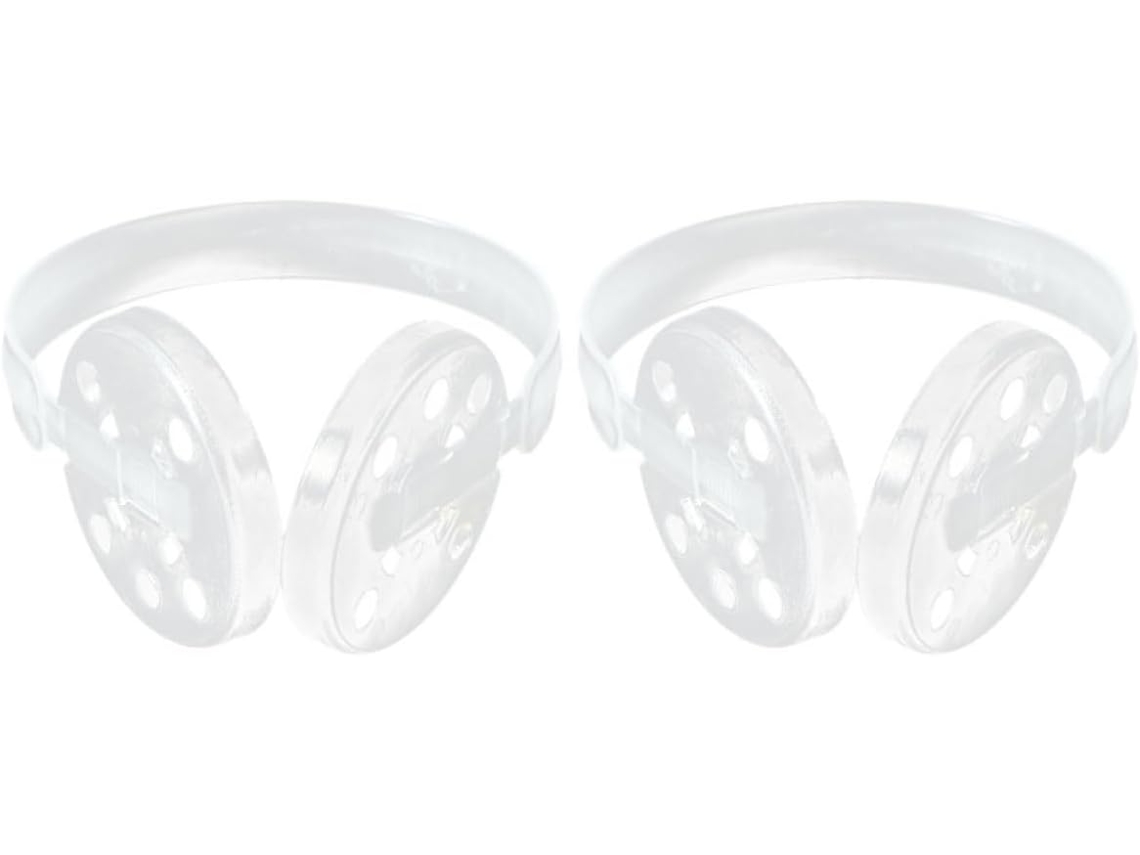 Suporte Resistente Para Protetores Auriculares Em Plástico, Estrutura Para Montar Você Mesmo, Estrutura Branca Simples E