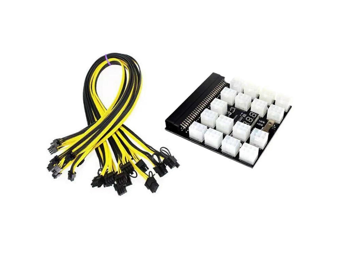 Lurelia Cabo Pcie Para Lightning, 17 Unidades, 62pin, 1200 W, Interruptor Integrado, Monitores