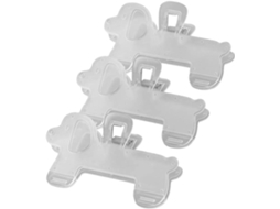 Clips de papel ABS para anotações, organizador de documentos, arquivos, recibos, cadernos e agendas.