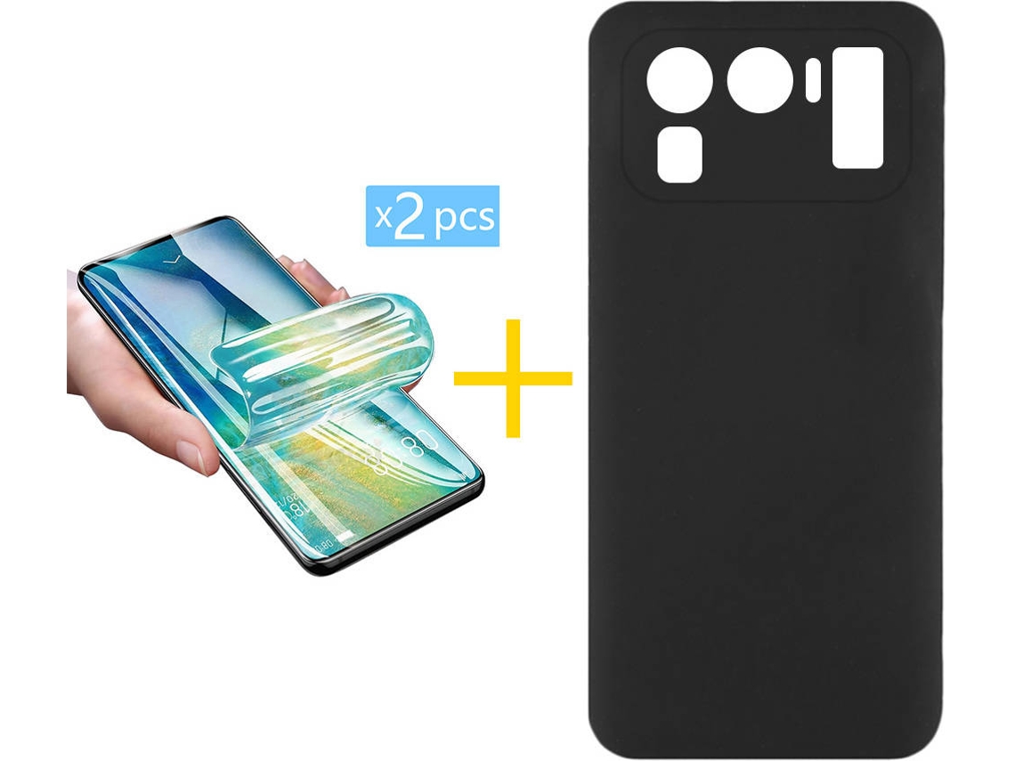 Capa + 2 Películas para Xiaomi MI 11 Ultra SKYHE Preto