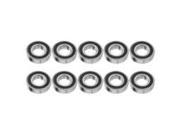 10pcs Rolamento De Bola 6206-2rs De Alta Velocidade 30x62x16mm Para Indústria Leve