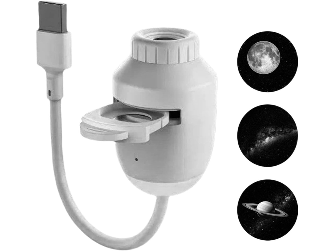 Projetor de luz LED alimentado por USB