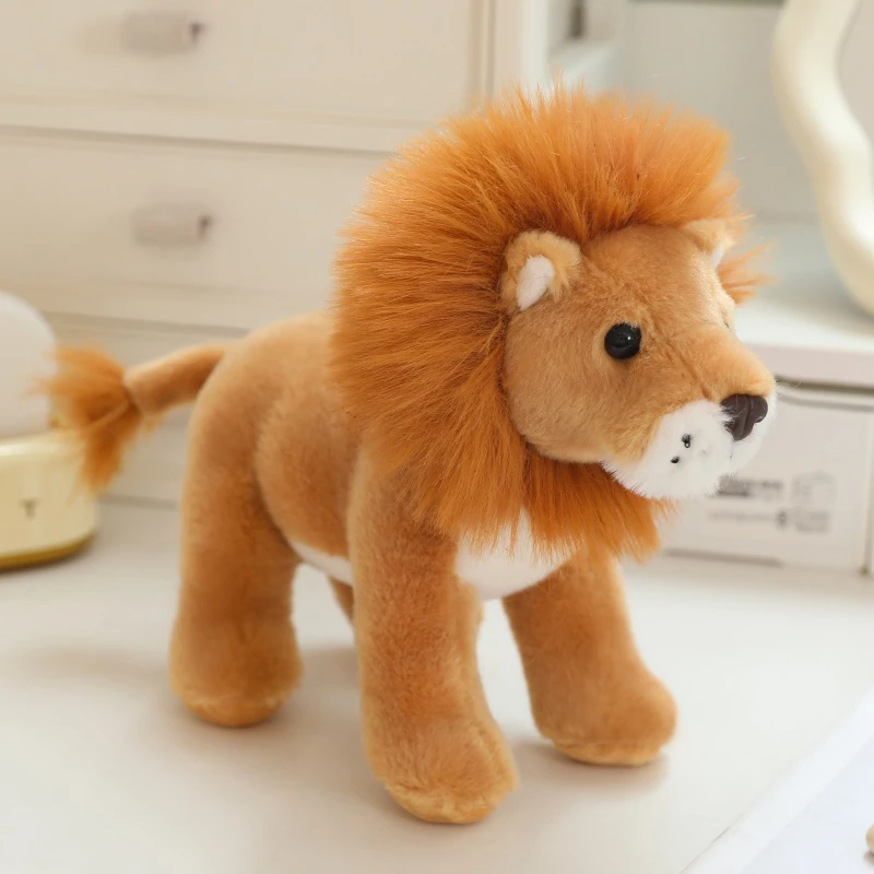 Brinquedo de Pelúcia Fofo para Crianças Boneco Artesanal MDUG (leão)