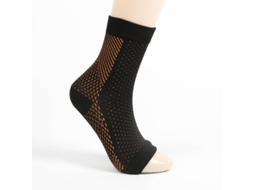 Manga De Compresión Para Pie Antifatiga Con Soporte De Tobillo Para Running Ciclismo Baloncesto Deportes Sze L-xl Orange Black 1par