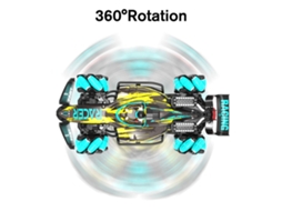Carro De Controle Remoto Com Spray 25km/h 1/12 4wd Modo Duplo Luz Som 360 Rotação
