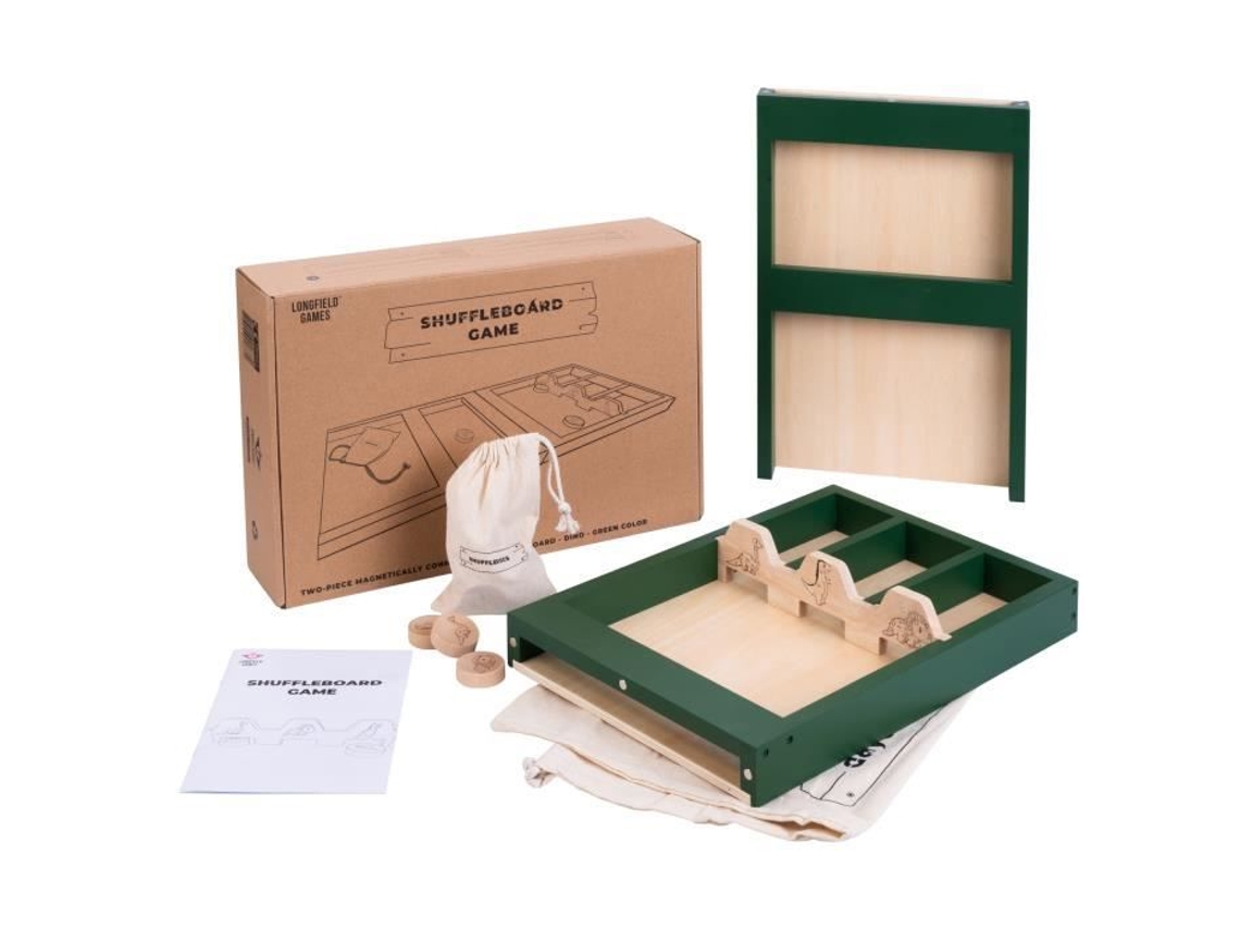 Dinosaur Shuffleboard Game Especial Crianças 4 Anos e 80 Cm 2 Partes Pucks e Sacos de Algodão ENGELHART
