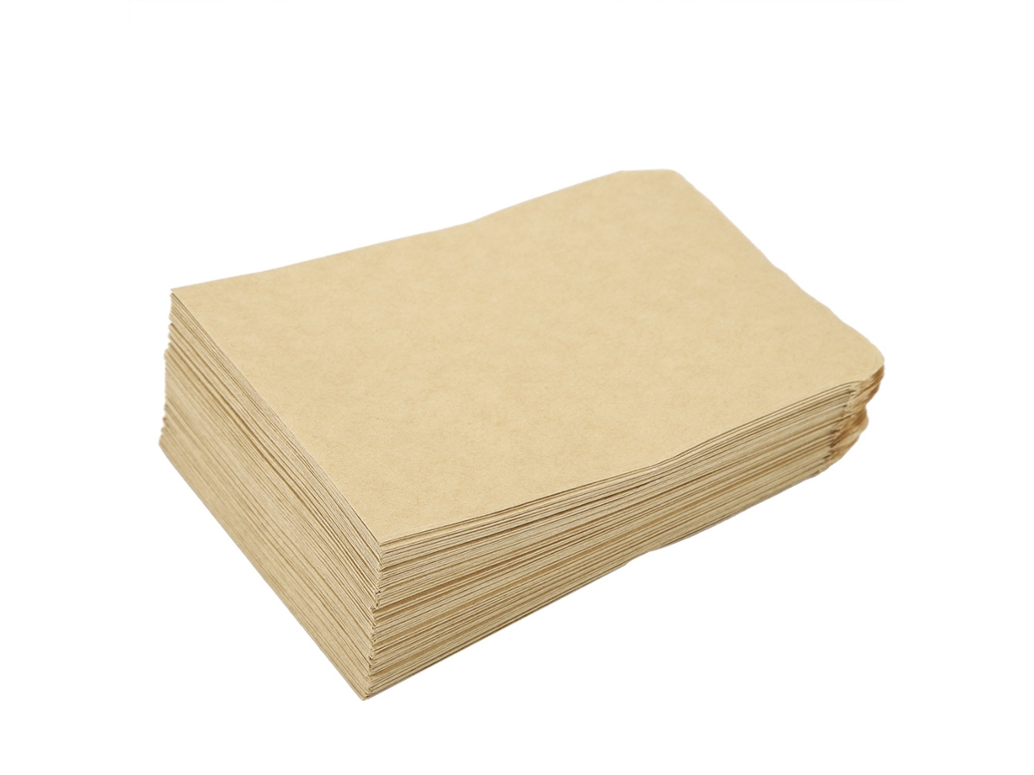 100 Sacos Papel Kraft Para Sementes Envelope 913cm