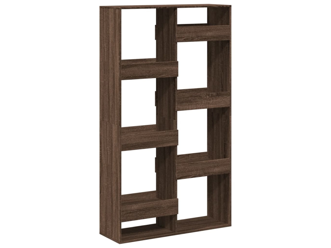 Estante Derivados de Madeira Carvalho Castanho MAISON EXCLUSIVE (100x33x175 cm)