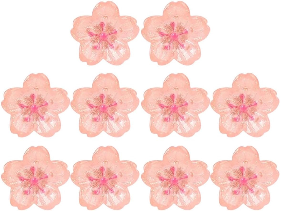 10 Tachinhas Decorativas Em Formato De Flor Cerejeira Para Fixar Recados Murais E Paredes Fotos