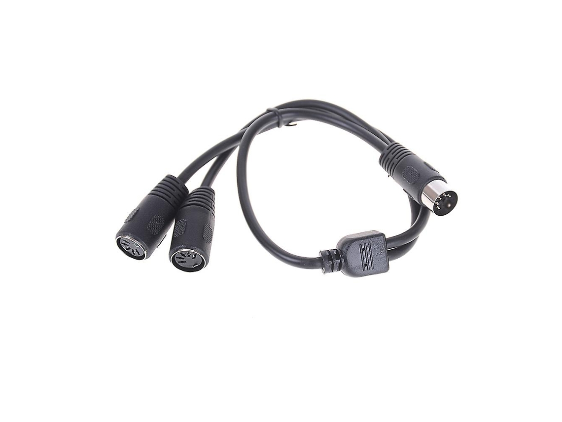 1x 50 Cm 5 Pinos Midi Din Y Splitter Cabo Adaptador 1 Conector Macho Para 2 Conectores Fêmea Hfmqv Aquaforge