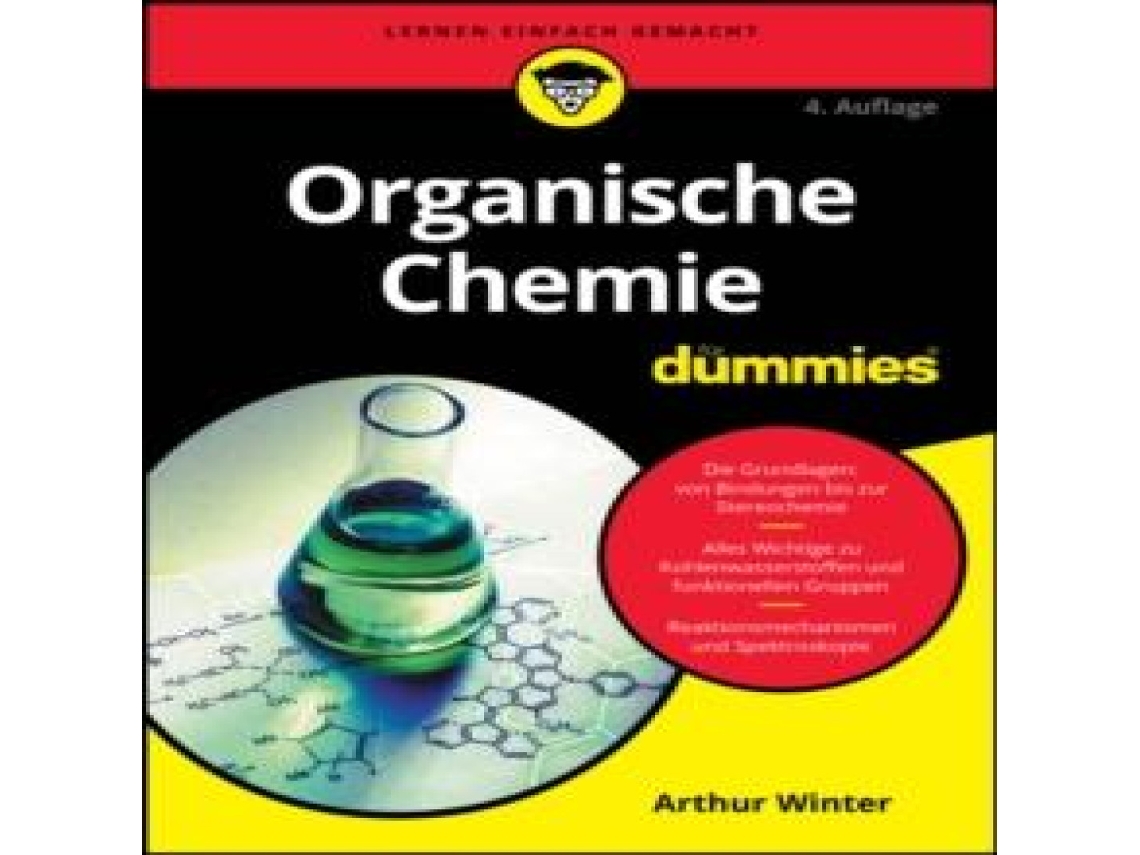 Livro Organische Chemie für Dummies de Arthur Winter (Alemão)