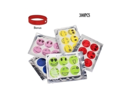 Fasst parches Antimosquitos Smiley Aceite Esencial Citronela Natural para Niños Y Adultos CUIDADOS (300pcs)