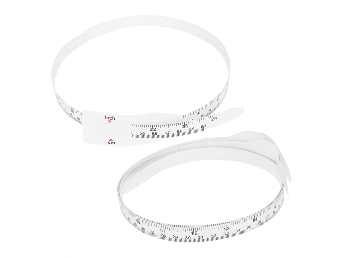 Conjunto De 3 Fitas Métricas Flexíveis 60cm E 24 Polegadas Com Calibração Precisa Em Pp Para Medir A Circunferência Da