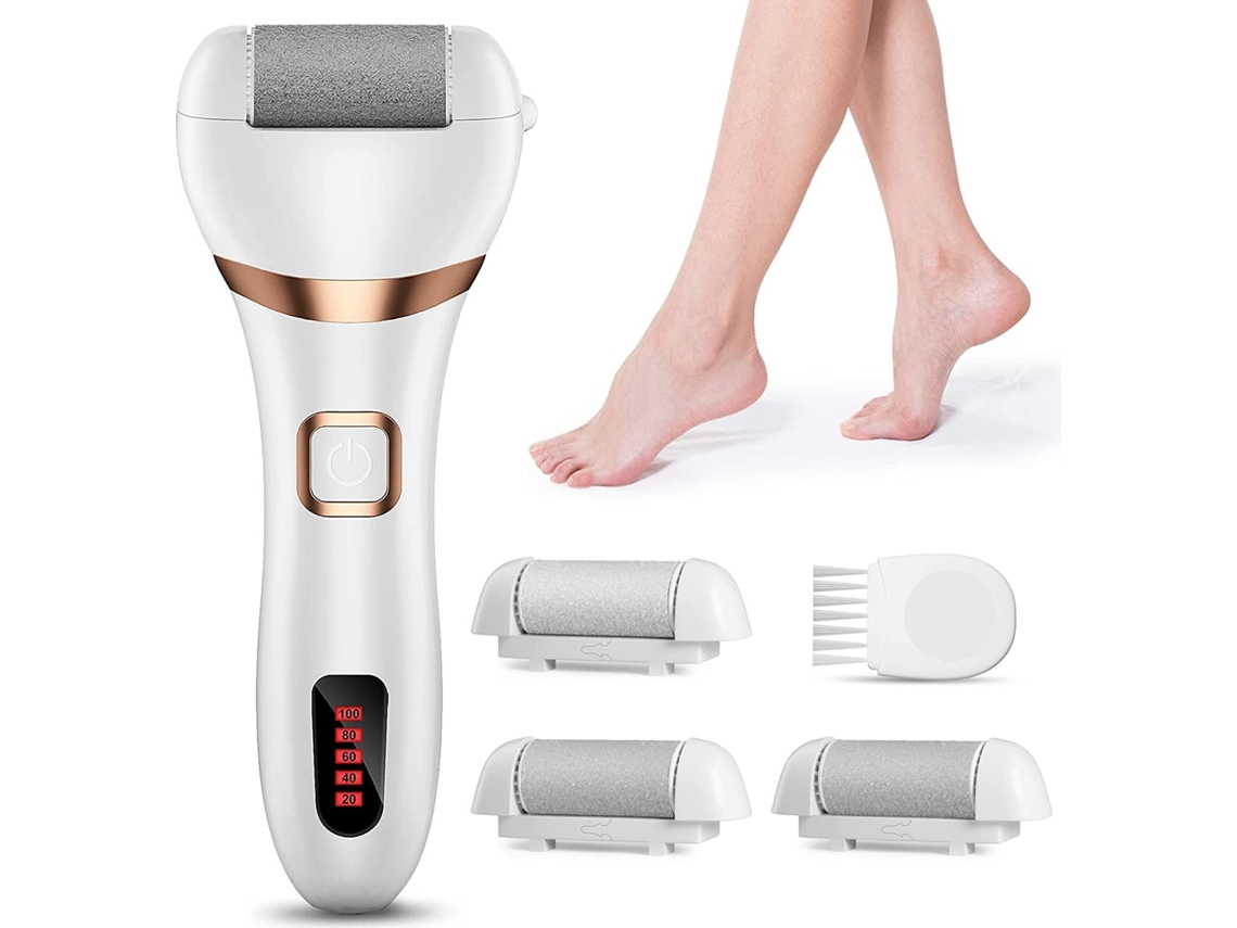 Lixa Elétrica Para Os Pés, Lixa Elétrica Para Os Pés Com 3 Rolos Aquaforge