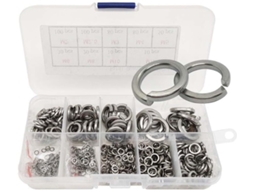 Kit Com 480 Arruelas De Pressão Em Aço Inoxidável 304, Tamanhos M2 A