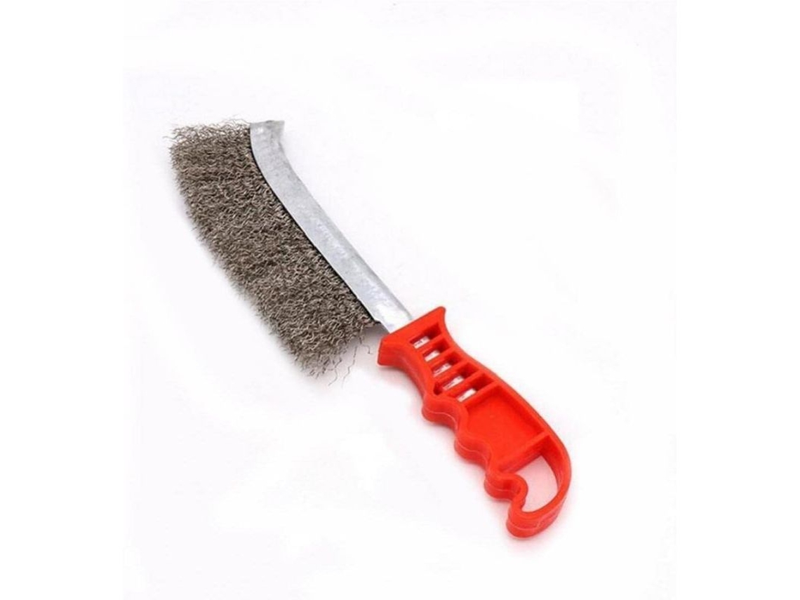 Pincel De Limpeza Para Churrasco Com Cabo De Aço Para Churrascaria Ao Ar Livre