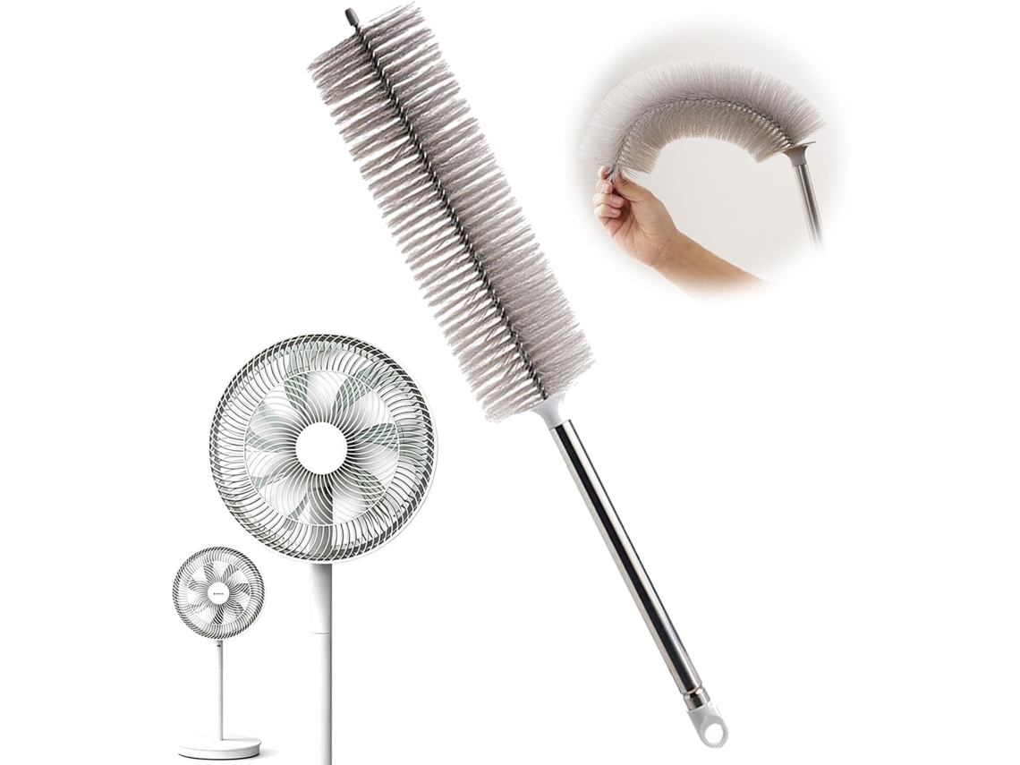 Escova De Limpeza Para Ventiladores Com Cabeça Flexível Microfibra